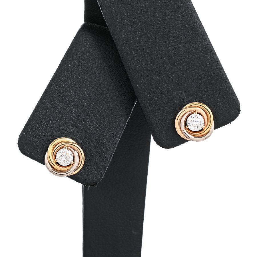CARTIER カルティエ ピアス トリニティ B8301459