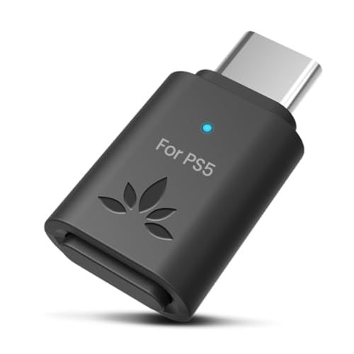 Avantree C81-Gaming - PS5用USB-C Bluetoothオーディオアダプタ aptX Adaptive & HD aptX LL 低遅延 Qualcommチップ Bluetooth 5.3トランスミッター AirPo a3bb5fbf