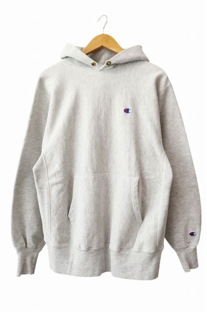 チャンピオン CHAMPION 90s Reverse Weave Hoodie リバース ウィーブ フーディ パーカー L 灰 グレー ブランド古着ベクトル 中古 260514