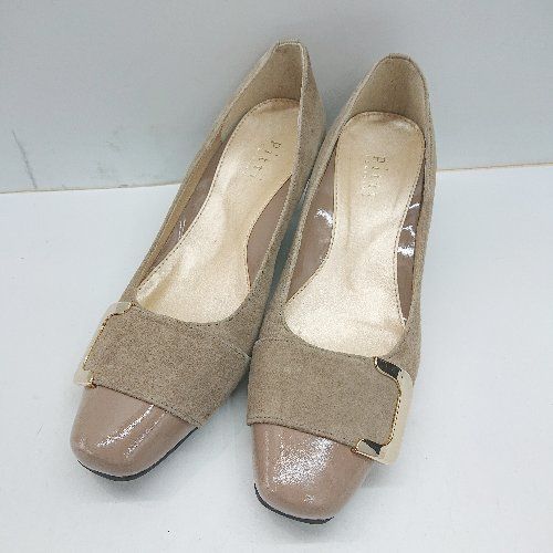 ◇ pitti feminine パンプス サイズ22.0 ベージュ レディース E 【1406050054762】