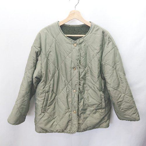 ■ UNOAH ジュノア 長袖 ジャケット サイズM カーキ系 レディース E 【1406050054922】 6,874円