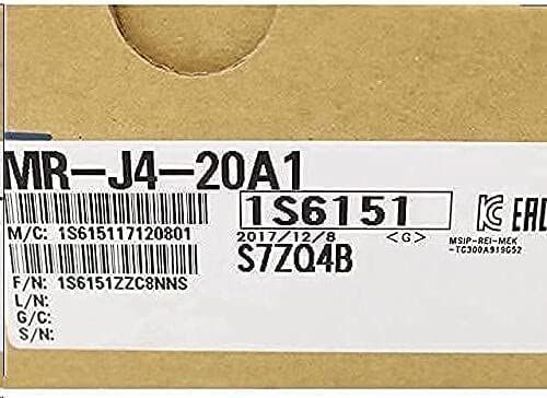 新品【 ★送料無料 】三菱 サーボアンプ MR-J4-20A1【６ヶ月保証】