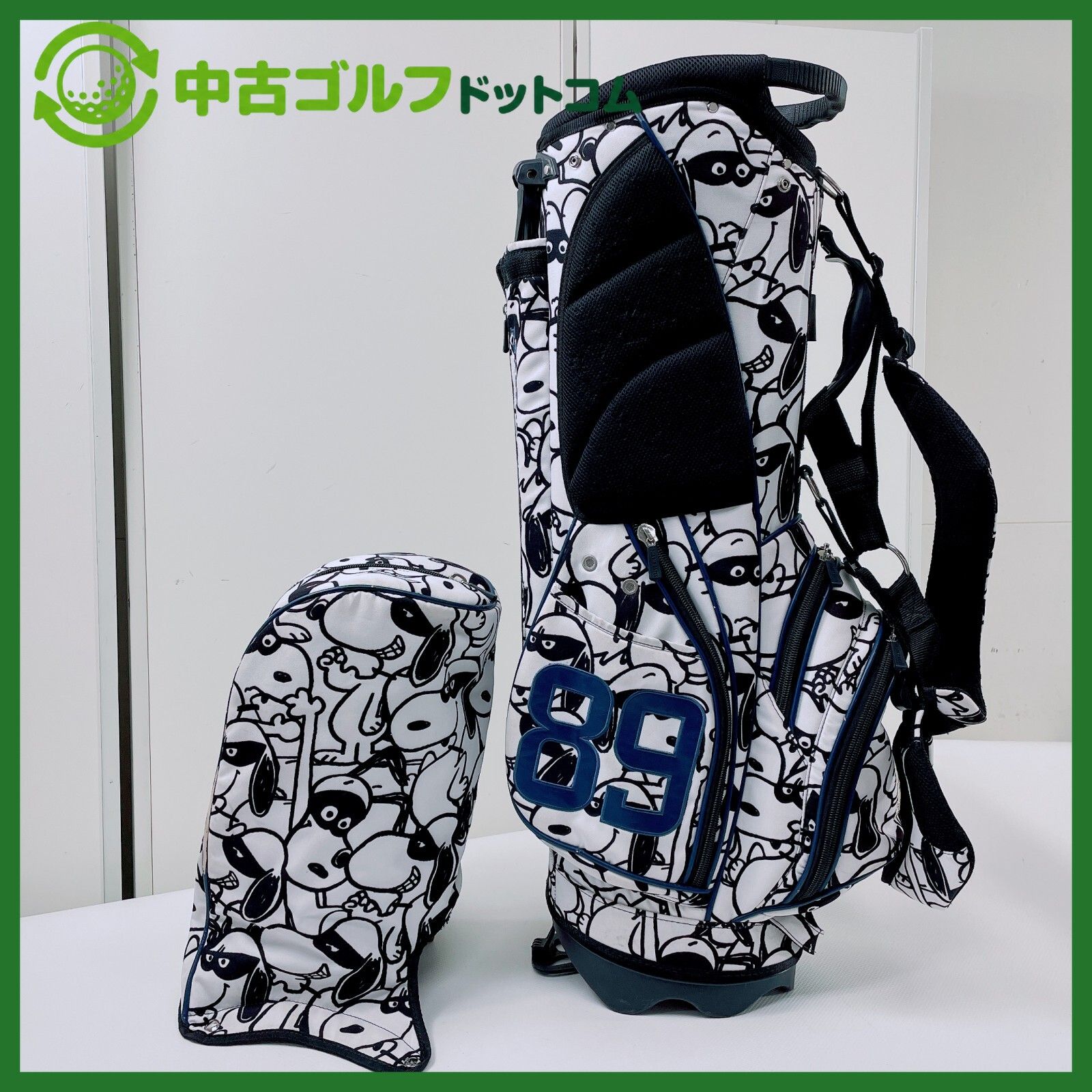 中古】パーリーゲイツ 6口 9.0インチ スタンドキャディーバッグ 単品