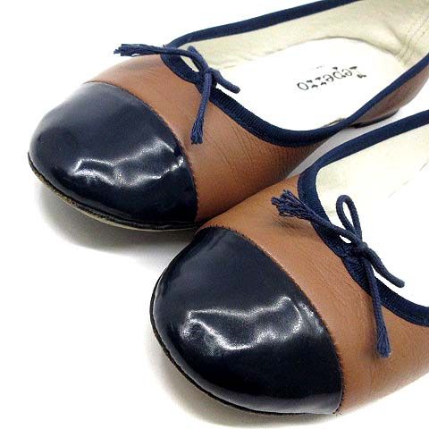 レペット Repetto フローラ Flora 2トーンコンビ レザー バレエ
