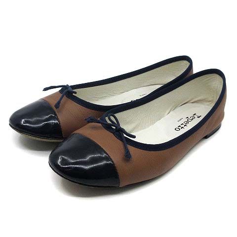レペット Repetto フローラ Flora 2トーンコンビ レザー バレエ