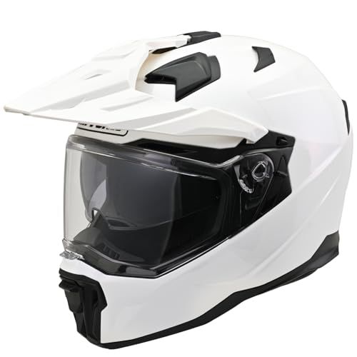 ☆新品☆デイトナ(Daytona) バイク ヘルメット オフロード SG規格 ABS+PC ピンロックシート付属 インナーバイザー装備 DN-005WX ホワイト XLサイズ(61-62cm) 62192 c99e34c6