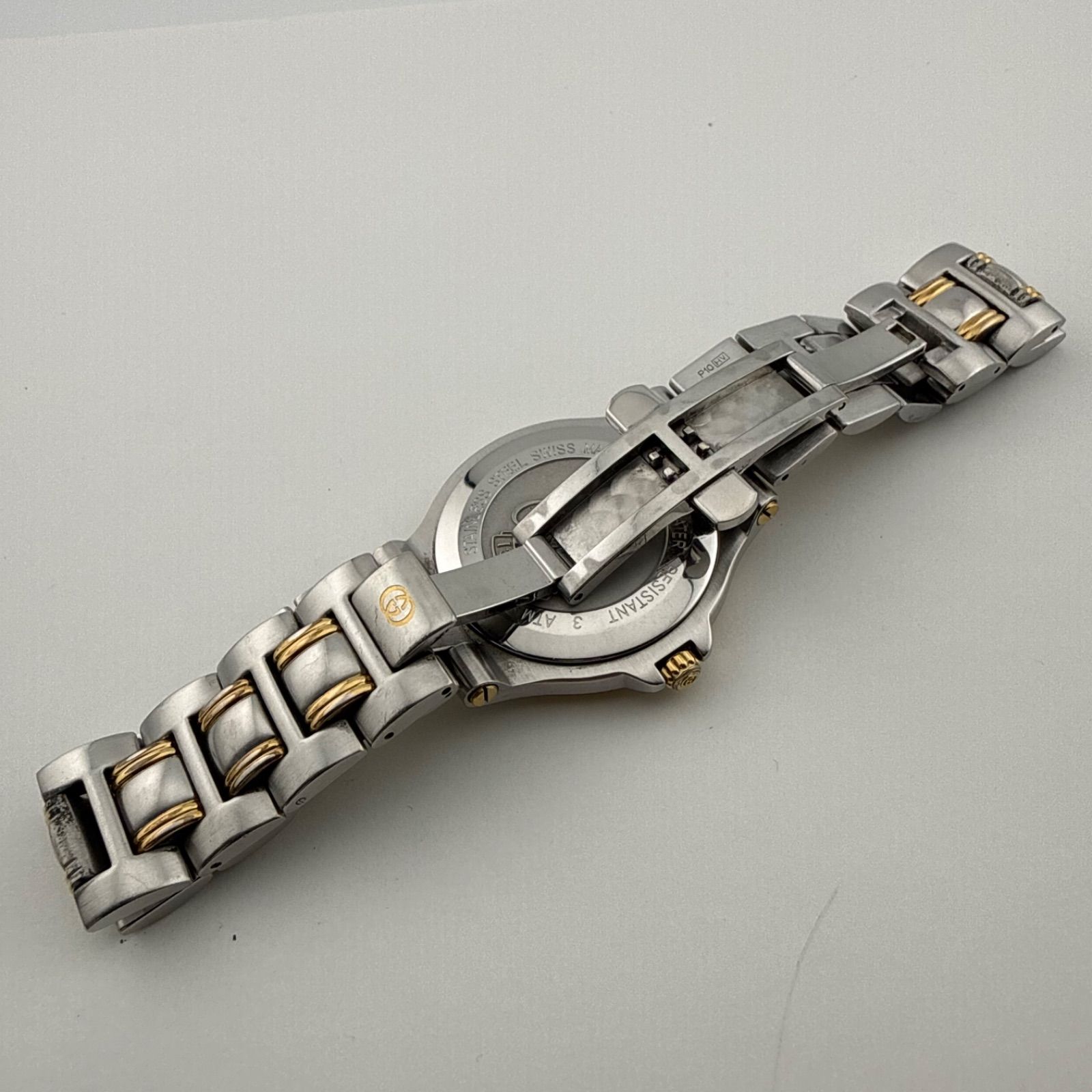 GUCCI グッチ 9040M クォーツ メンズ 腕時計 ジャンク 不稼働 リューズ 