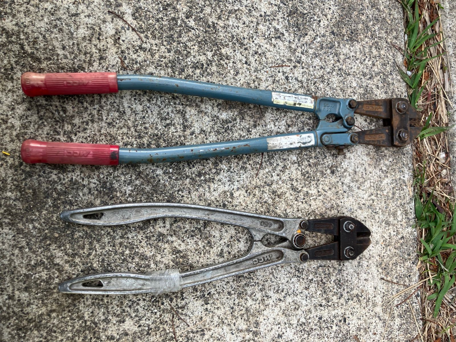 【中古品】MCC ボルトクリッパ 2個セット ボルトカッター 鉄線カッター 450mm 600mm