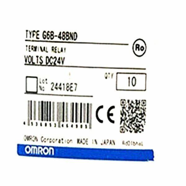 【新品 ★送料無料 】10個入セット OMRON オムロン G6B-48BND DC24V ターミナルリレー【６ヶ月保証】