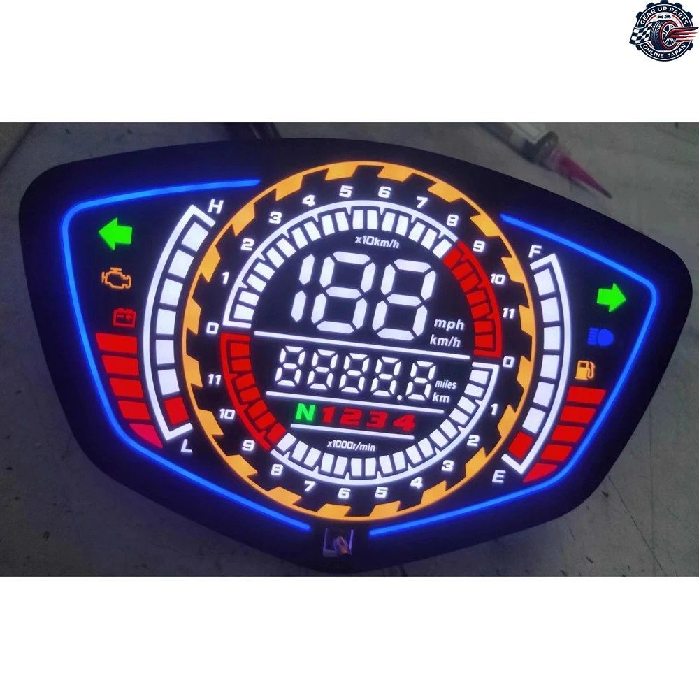 ヤマハ LC135 135LC LC 135 V1 クリプトン R T110 デジタルメーターアセンブリ オドメーター スピードメーター