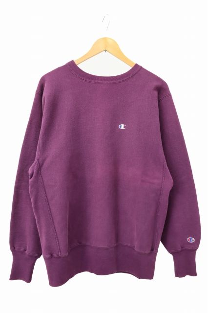 チャンピオン CHAMPION 90s Reverse Weave Sweat リバース ウィーブ スウェット トレーナー L 紫 パープル ブランド古着ベクトル 中古 260514