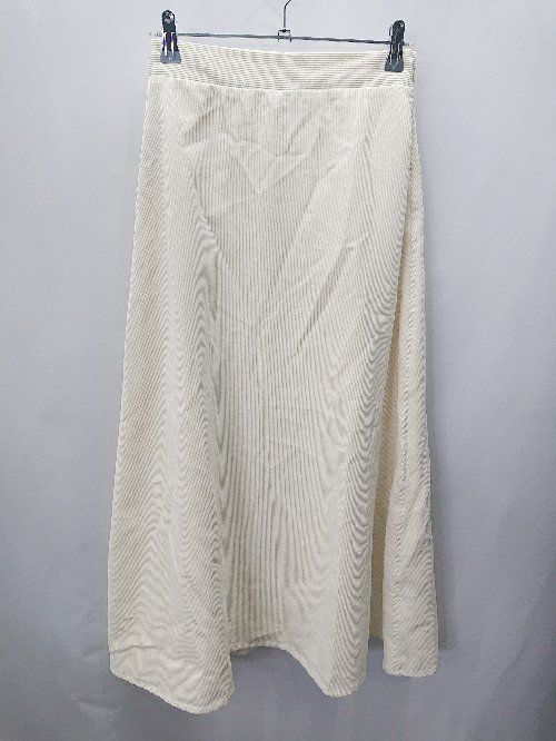 ◇ ITEMS ロング丈 フレア スカート サイズF ベージュ レディース E 【1406050078065】