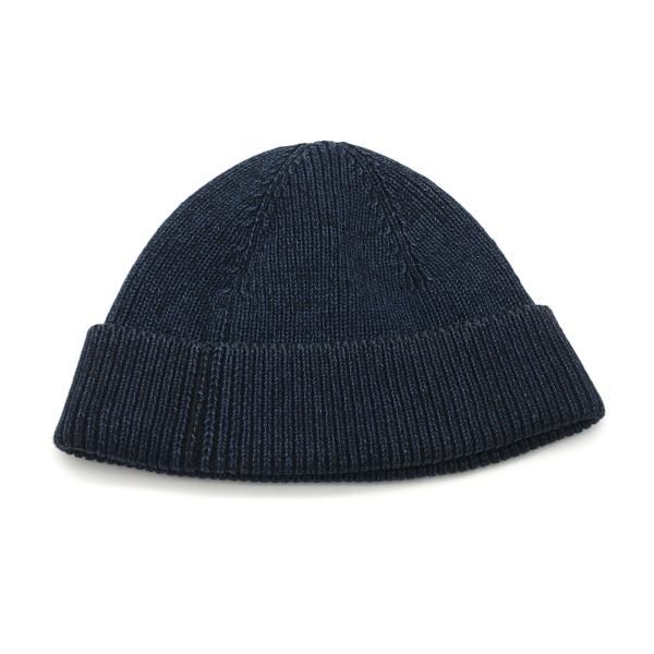 完売品　RRL コットンウォッチキャップ 中古】RRL インディゴダイド コットン ウォッチ キャップ ONE SIZE