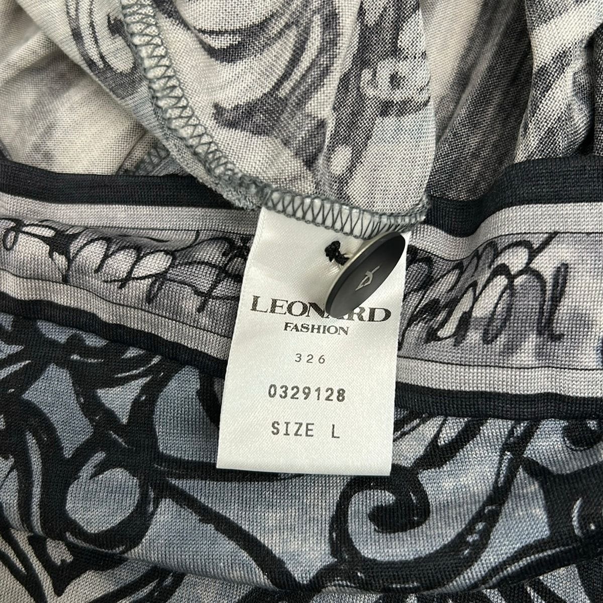 LEONARD(レオナール) カーディガン サイズL レディース - ライトグレー