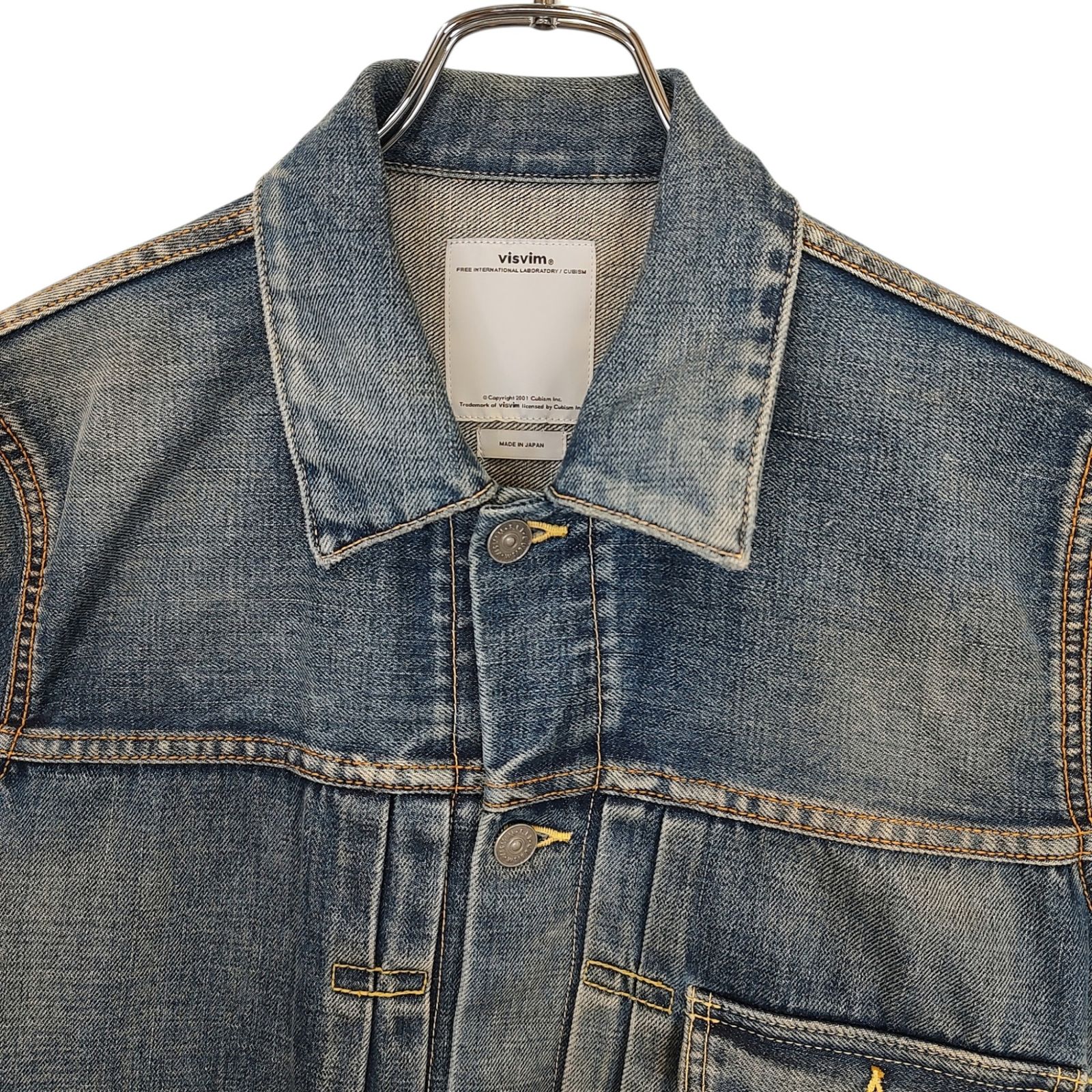 visvim ビズビム 12AW 1st デニム トラッカー ジャケット インディゴ