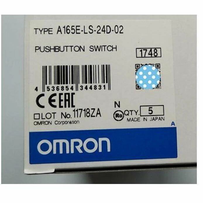 【新品★送料無料】OMRON スイッチ A165E-LS-24D-02【６ヶ月保証】