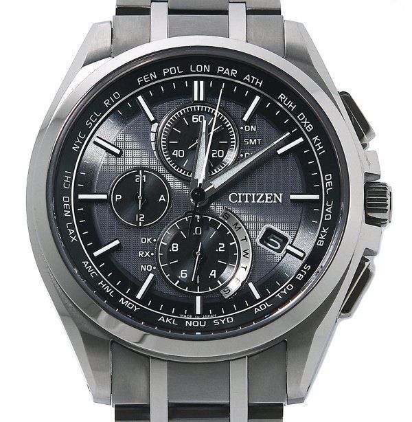 箱保付 美品 CITIZEN シチズン ATTESA アテッサ ダイレクトフライト AT8040-57E H804-T018696 エコ・ドライブ メンズ
