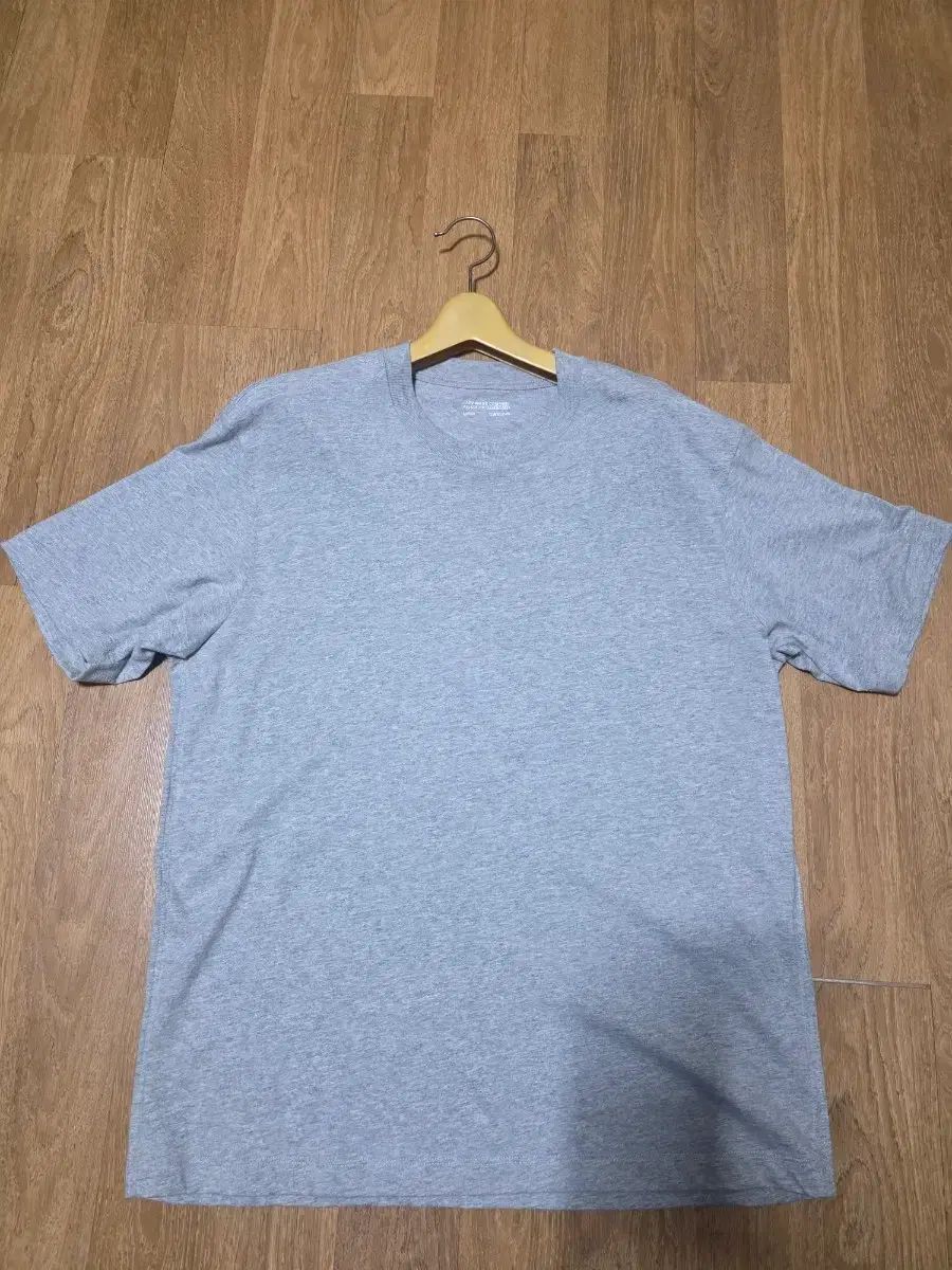 レイディ白 グレー 半袖 コットンTシャツ L (100 103サイズ 程度)