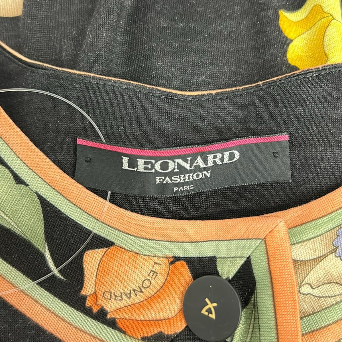 LEONARD(レオナール) カーディガン サイズL レディース美品 - 黒