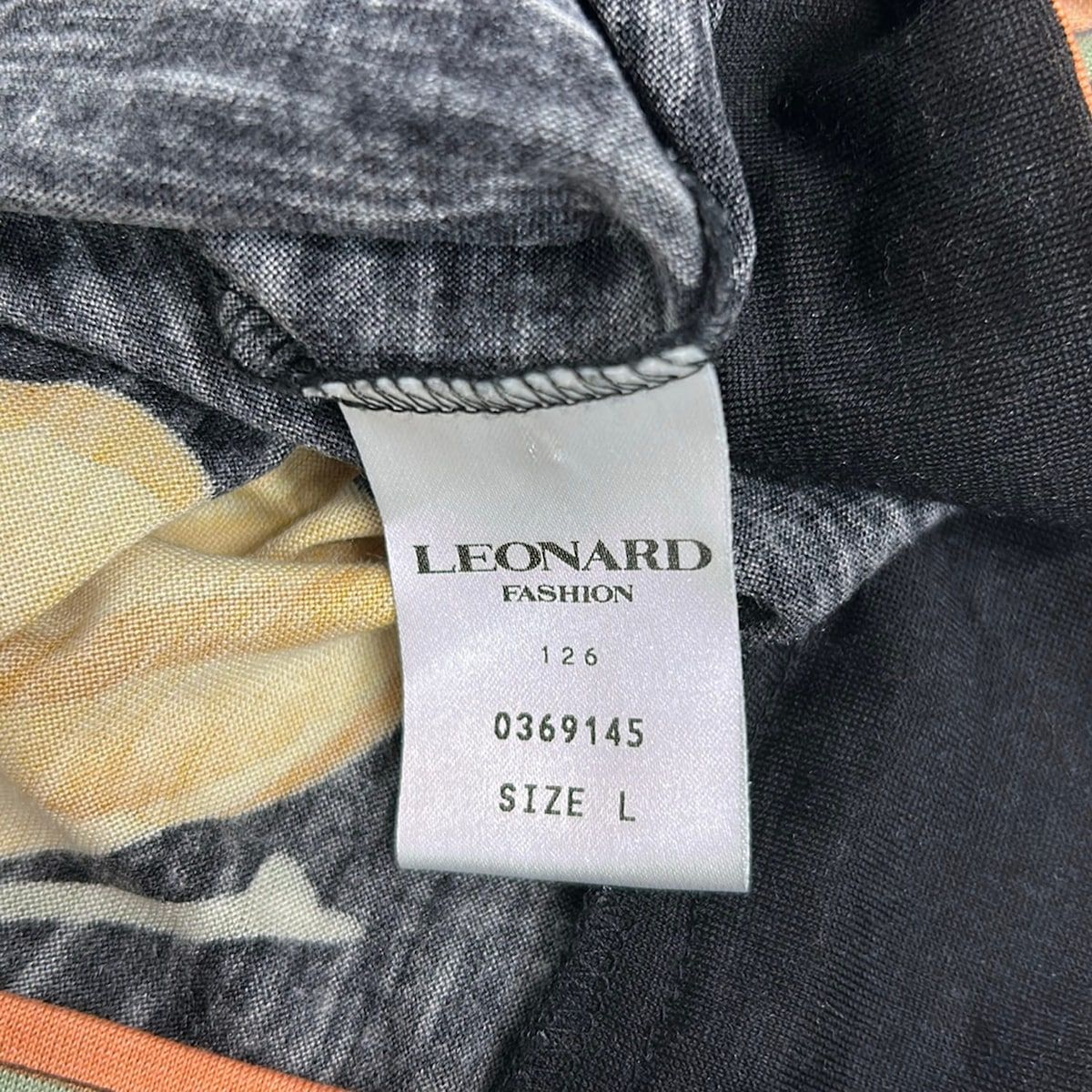 LEONARD(レオナール) カーディガン サイズL レディース美品 - 黒