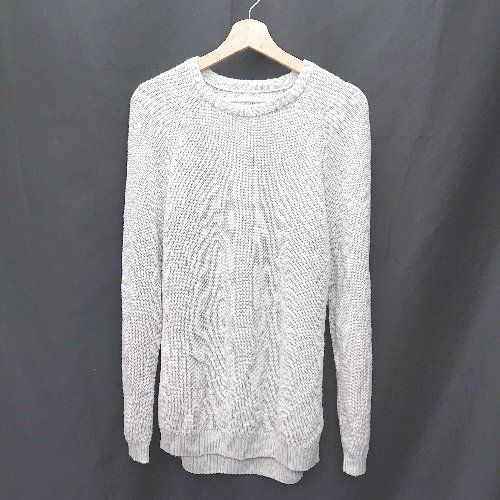 ■ ZARA ザラ 長袖 セーター サイズXL グレージュ レディース E 【1406050079369】