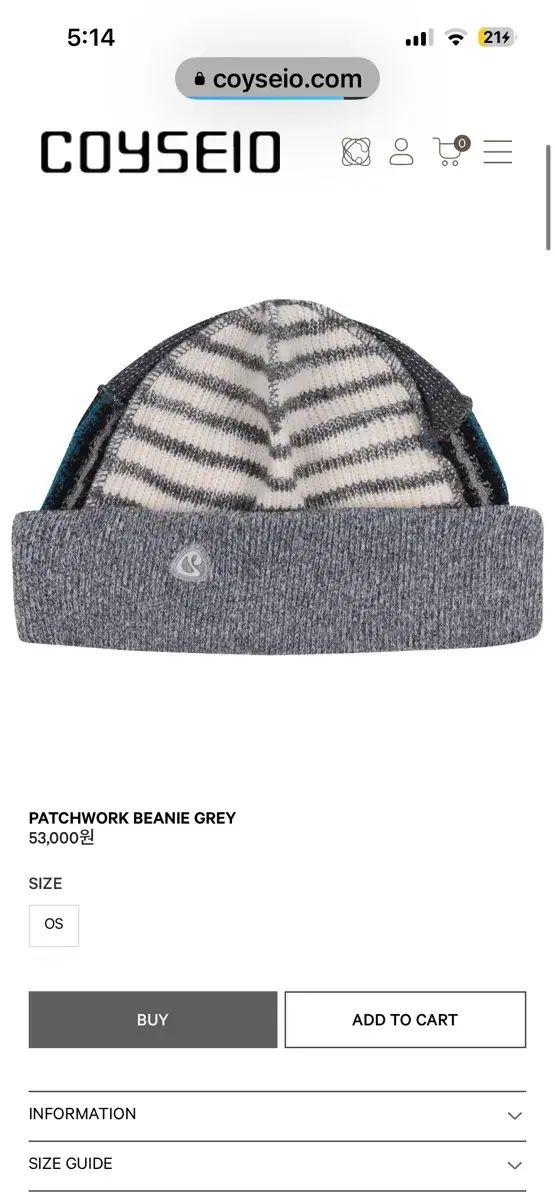 ISSEY MIYAKE イッセイミヤケ パッチワーク ビーニー グレー 4,589円