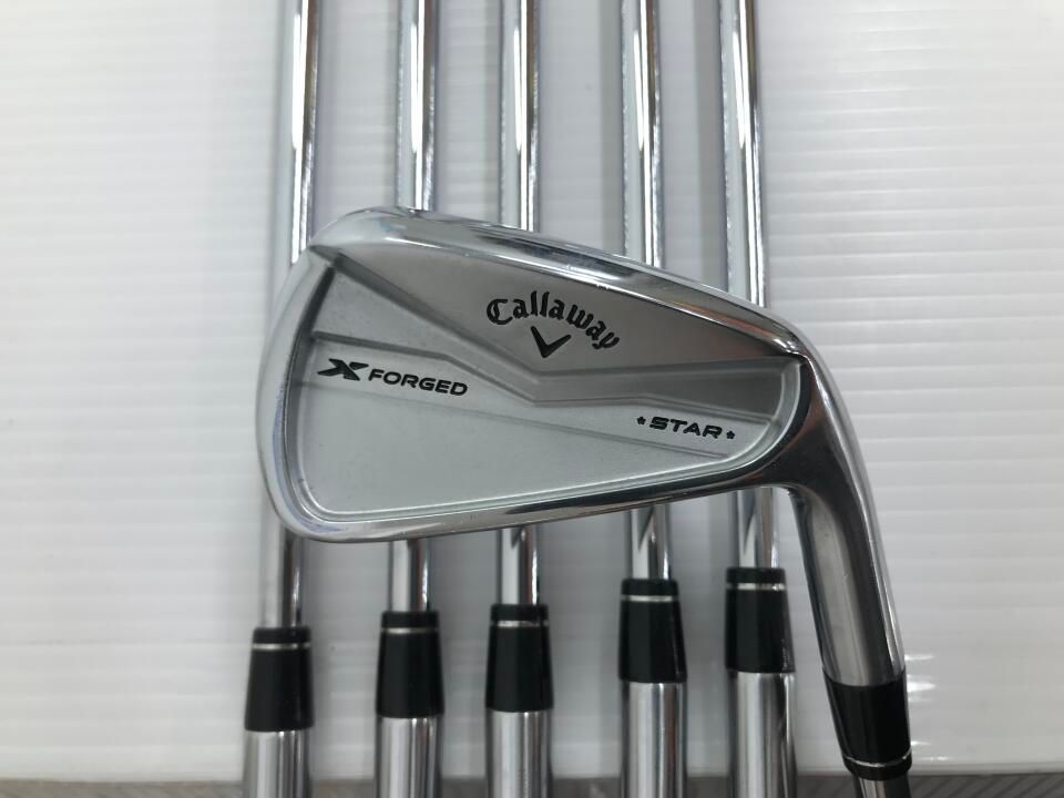 キャロウェイ　X FORGED STAR 2024　NSプロZelos8　Sフレックス　アイアンセット　中古【最短即日発送】