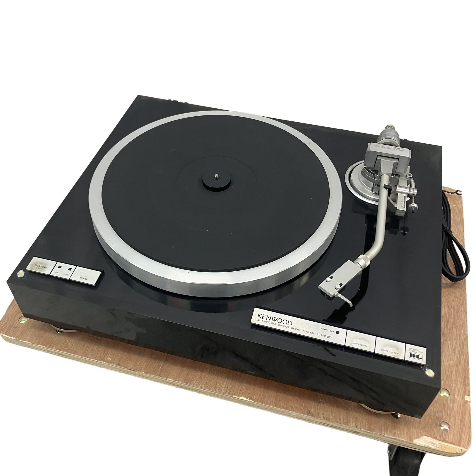 KENWOOD KP-990 ターンテーブル レコードプレーヤー ダイレクトドライブ オーディオ ケンウッド ジャンク C11158506
