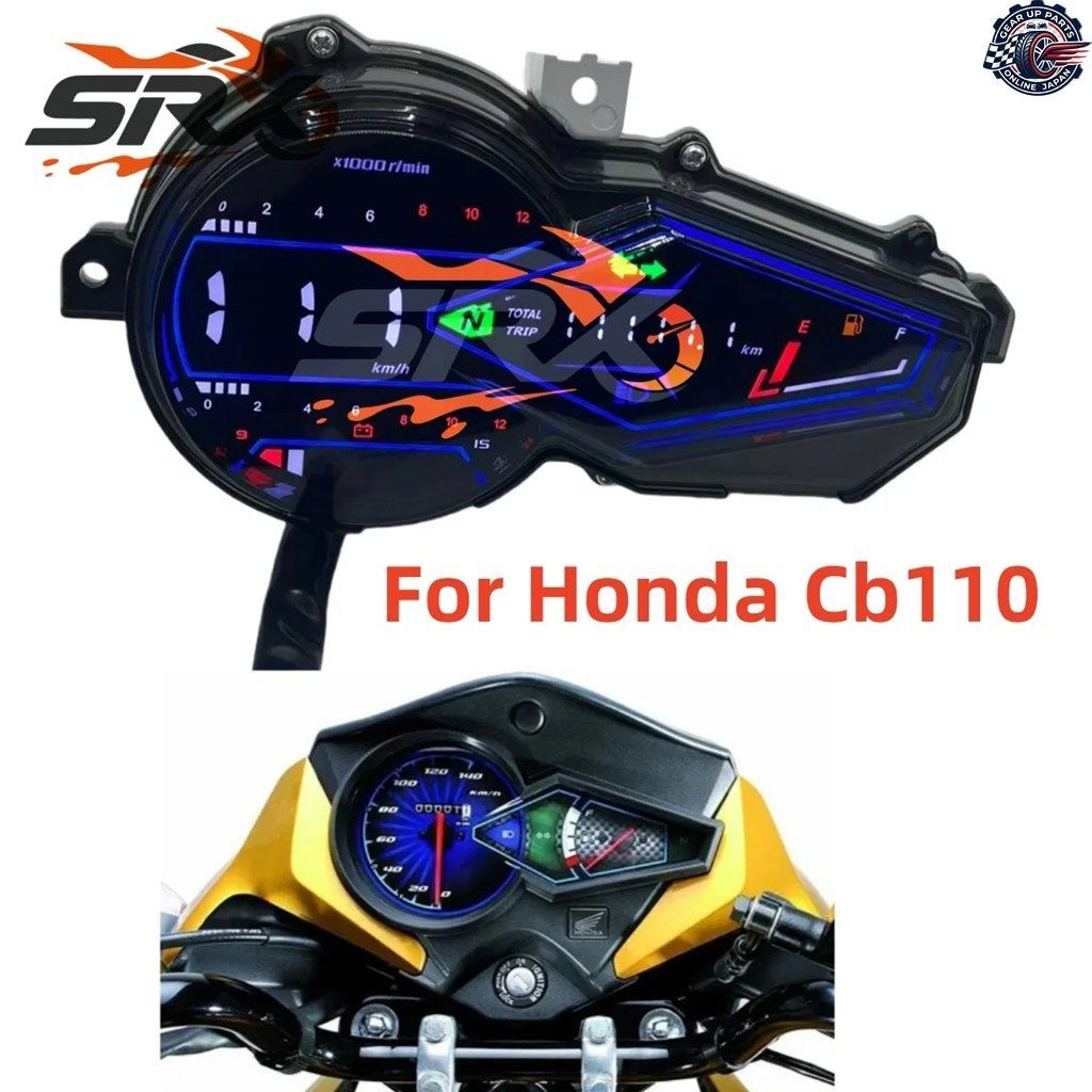 ホンダ CB110 CB 110 パネル オートバイ LED デジタル メーター アセンブリ スピードメーター オドメーター