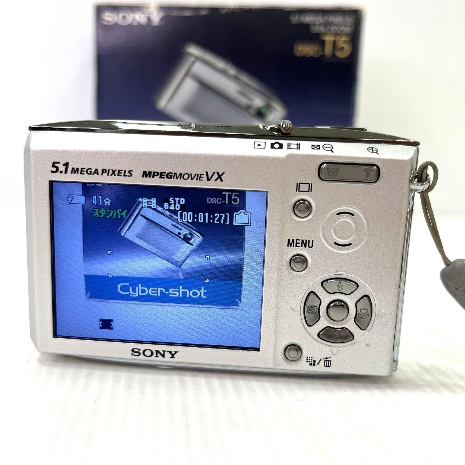 中古品】SONY DSC-T5 Cyber-shot 5.1 MEGA PIXELS 3.0ⅹ ZOOM ソニー 