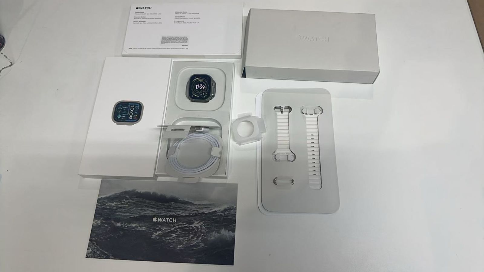 Apple Watch Ultra 2 GPS+Cellularモデル 49mm MREJ3J/A [ホワイトオーシャンバンド]