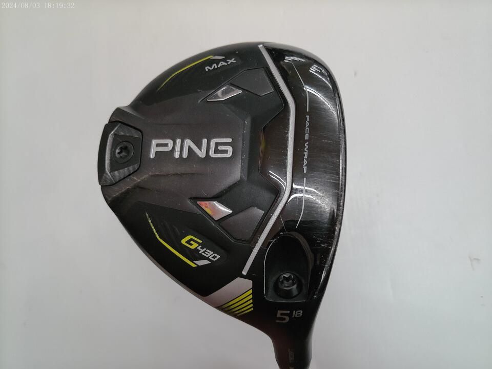 ピン　G430 MAX　18度　TOUR 2.0 CHROME 75　Xフレックス　フェアウェイウッド　中古　ゴルフドゥ！NEXT川越店【最短即日発送】