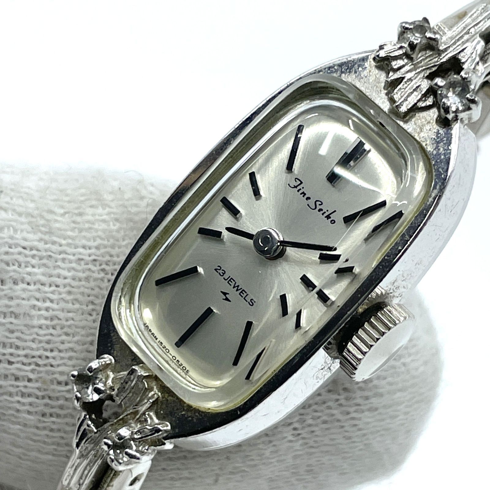稼働〇 SEIKO セイコー Fine SEIKO 手巻き レディース 腕時計 1520 
