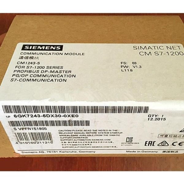 【 新品★送料無料 】Siemens S7 1200 6GK7243-5DX30-0XE0 6GK72435DX300XE0 6GK7 243-5DX30-0XE0【６ヶ月保証】