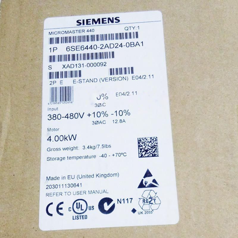 【 新品★送料無料 】SIEMENS シーメンス インバータ 6SE6440-2AD24-0BA1 MM440 480V 4.0KW【６ヶ月保証】