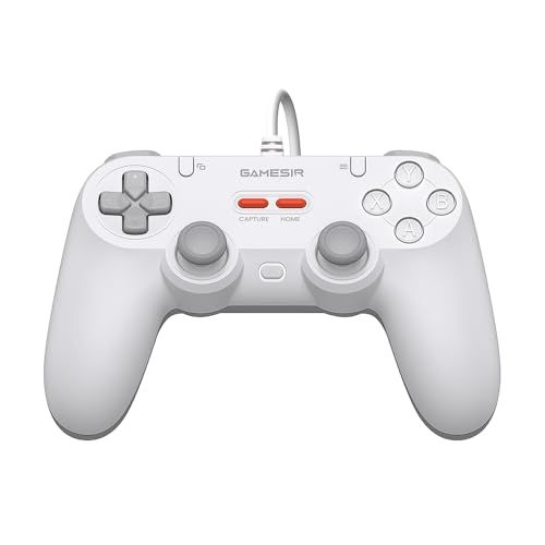 GameSir Tegenaria Lite 有線コントローラー PC用有線 1000Hz ポーリングレート、ホール効果スティック、2つの再マッピング可能ボタン搭載デュアル振動機能、ターボ機能対応Steam/Android/iOS/Switc c2d39181