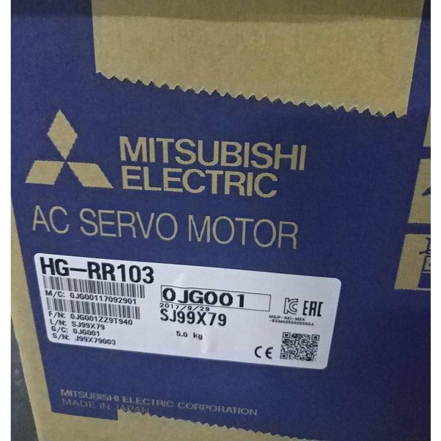 新品【 ★送料無料 】MITSUBISHI/三菱 HG-RR103 サーボモーター 【６ヶ月保証】