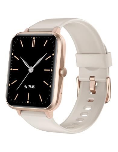 GRV スマートウォッチ 通話機能付き iPhone アンドロイド対応 活動量計 歩数計 腕時計 Smart Watch Activity Tracker ストップウォッチ 長持ちバッテリー Line 着信通知 日本語アプリ 説明書 (ベージ f6ace945
