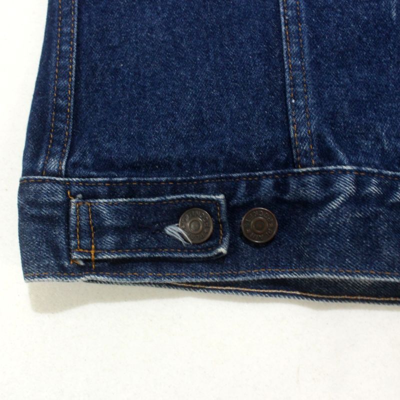 80s USA製 vintage J.C.Penney Plain Pockets トラッカー デニム
