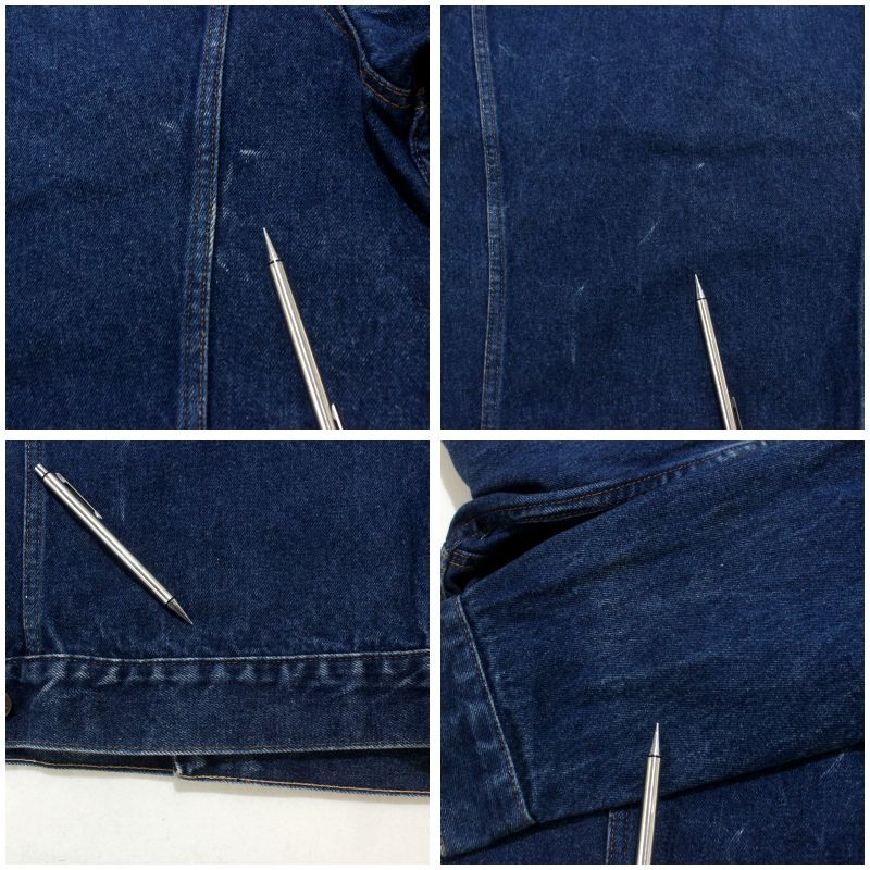 80s USA製 vintage J.C.Penney Plain Pockets トラッカー デニム