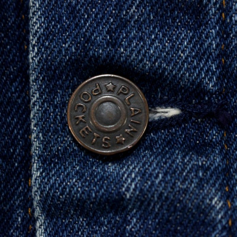 80s USA製 vintage J.C.Penney Plain Pockets トラッカー デニム