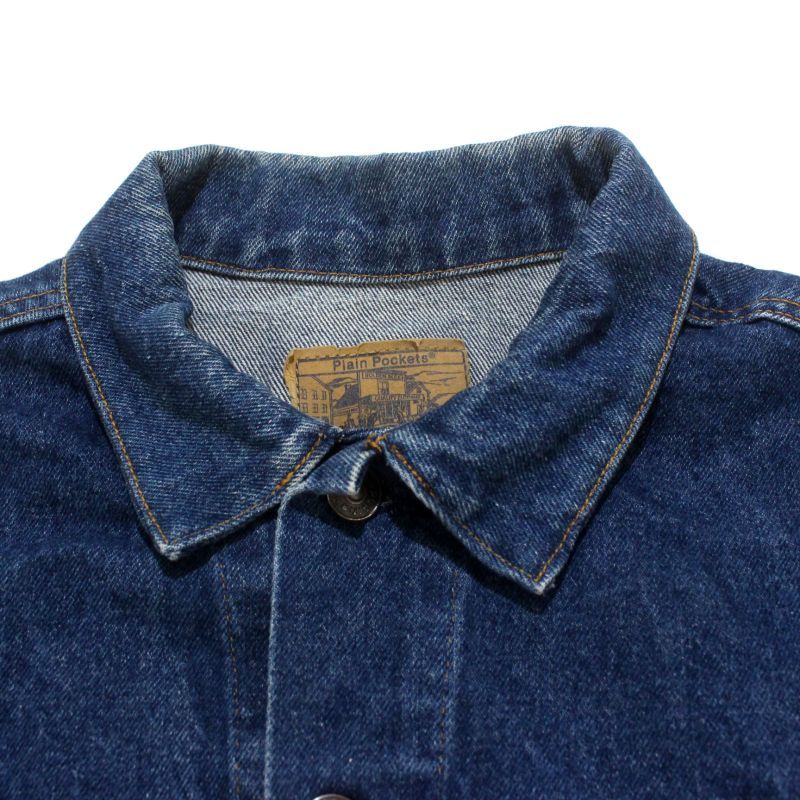 80s USA製 vintage J.C.Penney Plain Pockets トラッカー デニム
