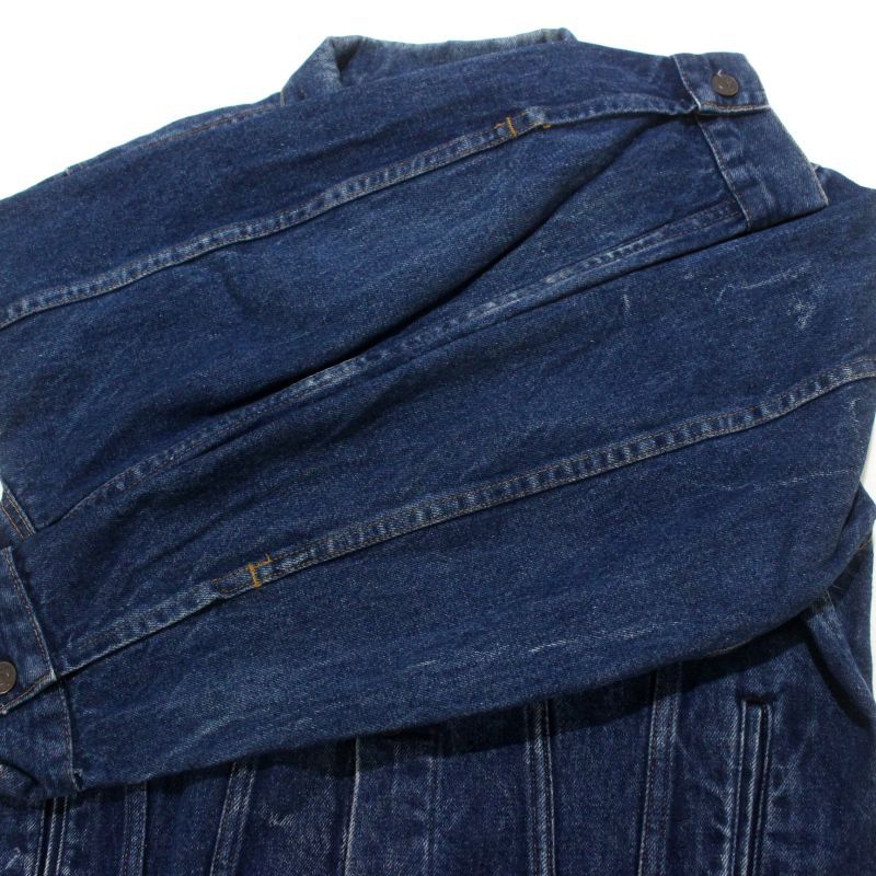 80s USA製 vintage J.C.Penney Plain Pockets トラッカー デニム