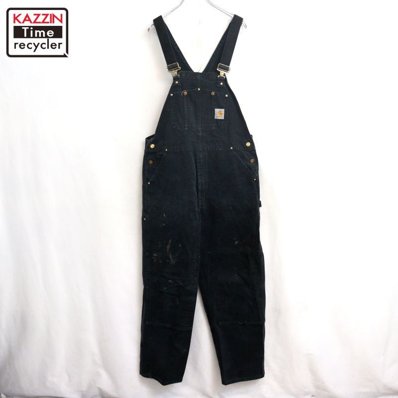 00s Carhartt ダブルニー ダック オーバーオール メンズ Lサイズ相当
