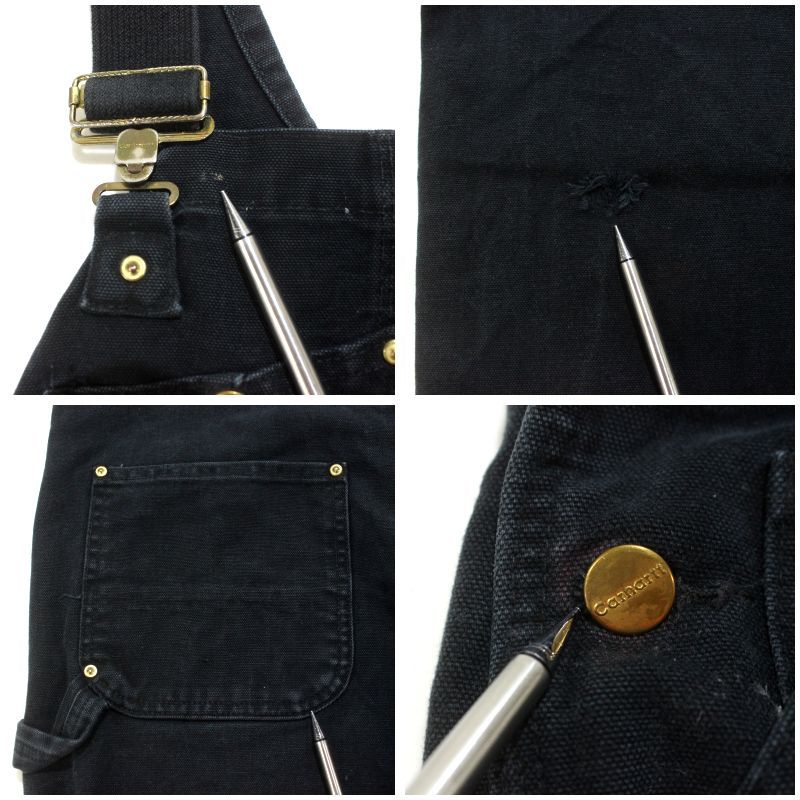 00s Carhartt ダブルニー ダック オーバーオール メンズ Lサイズ相当