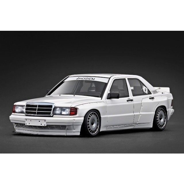 1/18 PANDEM(パンデム) 190 White(ホワイト) 完成品 ミニカー(IG3774