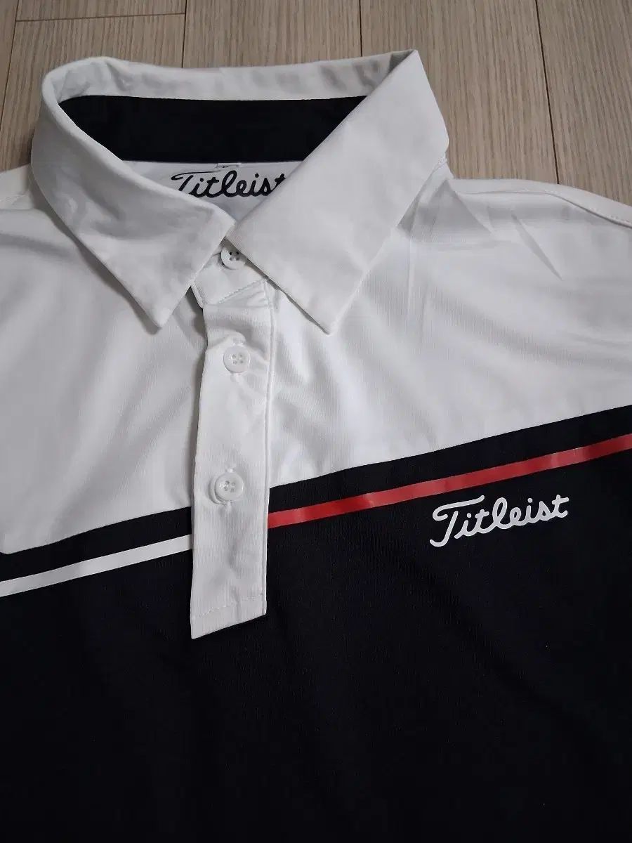 Titleist(タイトリスト) ゴルフ 半袖 カラーTシャツ ブラック/白