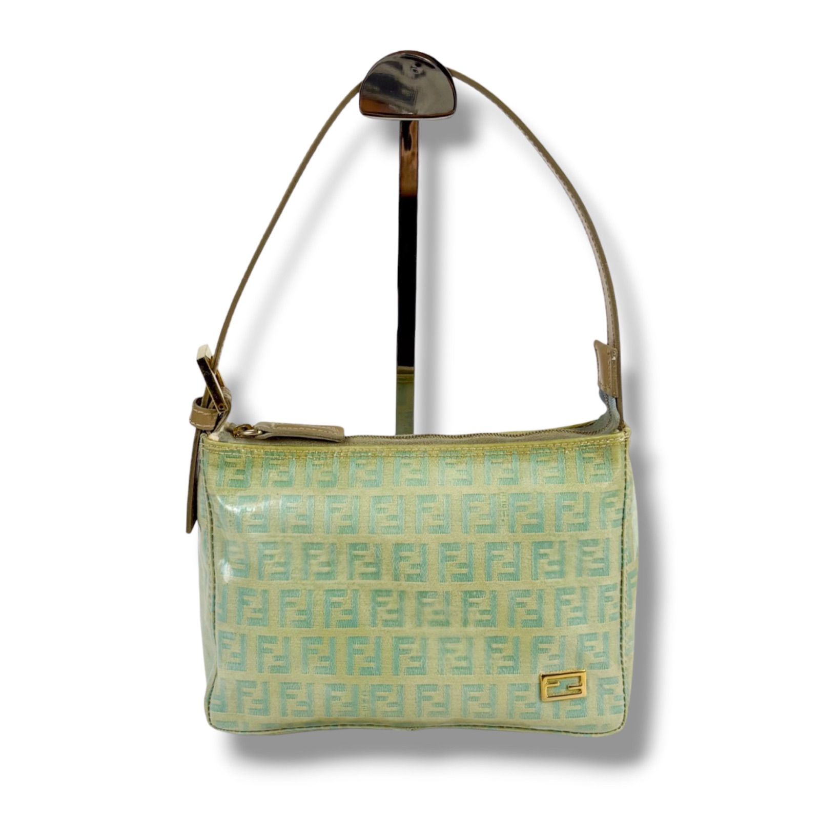 フェンディ FENDI ズッキーノ ハンドバッグ アクセサリーポーチ 