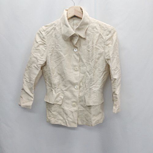 ◇ Paul Stuart New York 長袖 ジャケット サイズ6 ベージュ レディース E 【1406050088941】