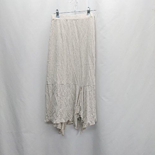 ◇ MADEMOISELLE ROPE' マドモアゼル ロペ ロング丈 フレア スカート サイズ38 アイボリー レディース E 【1406050088712】